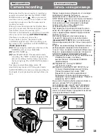 Preview for 13 page of Sony Handycam CCD-TR920E Operating Instructions Manual