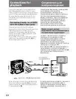 Preview for 22 page of Sony Handycam CCD-TR920E Operating Instructions Manual