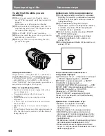 Preview for 46 page of Sony Handycam CCD-TR920E Operating Instructions Manual