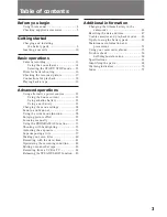 Preview for 3 page of Sony Handycam CCD-TR930 Operating Instructions Manual