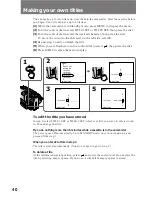 Preview for 40 page of Sony Handycam CCD-TR930 Operating Instructions Manual