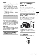 Preview for 15 page of Sony Handycam CCD-TRV228E Operation Manual