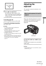 Preview for 27 page of Sony Handycam CCD-TRV228E Operation Manual