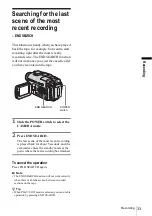 Preview for 33 page of Sony Handycam CCD-TRV228E Operation Manual