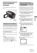 Preview for 37 page of Sony Handycam CCD-TRV228E Operation Manual