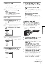 Preview for 69 page of Sony Handycam CCD-TRV228E Operation Manual