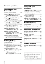 Preview for 6 page of Sony Handycam CCD-TRV238 Operation Manual