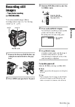 Preview for 25 page of Sony Handycam CCD-TRV238 Operation Manual