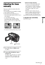 Preview for 29 page of Sony Handycam CCD-TRV238 Operation Manual