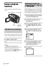 Preview for 36 page of Sony Handycam CCD-TRV238 Operation Manual