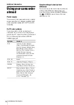 Preview for 94 page of Sony Handycam CCD-TRV238 Operation Manual