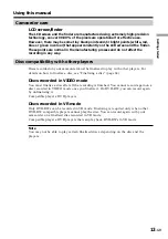 Preview for 13 page of Sony Handycam DCR-DVD100E Operating Instructions Manual