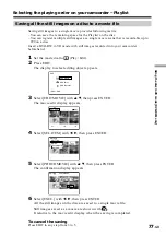 Preview for 77 page of Sony Handycam DCR-DVD100E Operating Instructions Manual