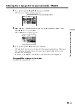 Preview for 81 page of Sony Handycam DCR-DVD100E Operating Instructions Manual