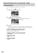 Preview for 84 page of Sony Handycam DCR-DVD100E Operating Instructions Manual