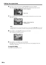 Preview for 86 page of Sony Handycam DCR-DVD100E Operating Instructions Manual