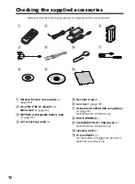 Preview for 14 page of Sony Handycam DCR-DVD101E Operating Instructions Manual