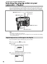 Preview for 76 page of Sony Handycam DCR-DVD101E Operating Instructions Manual