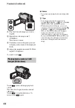 Preview for 44 page of Sony Handycam DCR-DVD150E Operating Manual