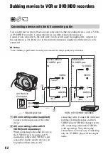 Preview for 62 page of Sony Handycam DCR-DVD150E Operating Manual