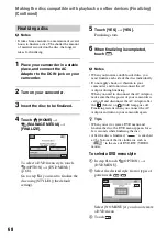 Preview for 68 page of Sony Handycam DCR-DVD150E Operating Manual