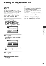 Preview for 75 page of Sony Handycam DCR-DVD150E Operating Manual