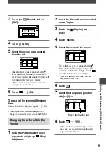 Предварительный просмотр 75 страницы Sony Handycam DCR-DVD202E Operating Manual