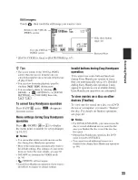 Предварительный просмотр 33 страницы Sony Handycam DCR-DVD308 Operating Manual