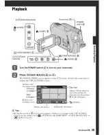 Предварительный просмотр 39 страницы Sony Handycam DCR-DVD308 Operating Manual