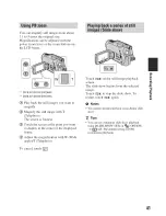 Предварительный просмотр 41 страницы Sony Handycam DCR-DVD308 Operating Manual