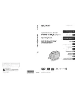 Sony Handycam DCR-DVD408 Operating Manual preview