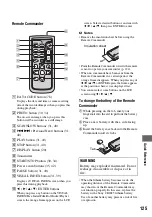 Предварительный просмотр 125 страницы Sony Handycam DCR-DVD510E Operating Manual