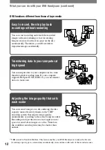 Preview for 12 page of Sony Handycam DCR-DVD7E Operating Manual