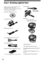 Preview for 16 page of Sony Handycam DCR-DVD7E Operating Manual