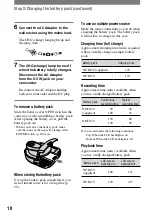 Preview for 18 page of Sony Handycam DCR-DVD7E Operating Manual