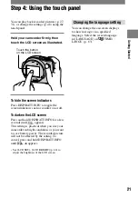 Preview for 21 page of Sony Handycam DCR-DVD7E Operating Manual