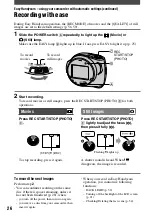 Preview for 26 page of Sony Handycam DCR-DVD7E Operating Manual