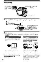 Preview for 30 page of Sony Handycam DCR-DVD7E Operating Manual