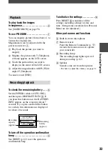 Preview for 33 page of Sony Handycam DCR-DVD7E Operating Manual