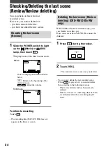 Preview for 34 page of Sony Handycam DCR-DVD7E Operating Manual