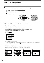 Preview for 48 page of Sony Handycam DCR-DVD7E Operating Manual