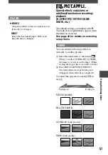 Preview for 57 page of Sony Handycam DCR-DVD7E Operating Manual