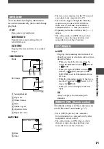 Preview for 61 page of Sony Handycam DCR-DVD7E Operating Manual