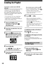 Preview for 68 page of Sony Handycam DCR-DVD7E Operating Manual