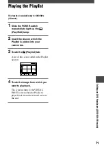 Preview for 71 page of Sony Handycam DCR-DVD7E Operating Manual