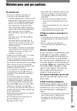 Preview for 101 page of Sony Handycam DCR-DVD7E Operating Manual