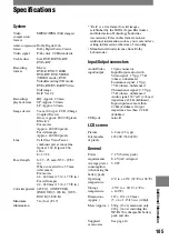 Preview for 105 page of Sony Handycam DCR-DVD7E Operating Manual