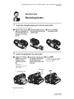 Предварительный просмотр 8 страницы Sony Handycam DCR-HC1000E Camera Operations Manual