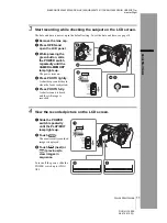 Предварительный просмотр 11 страницы Sony Handycam DCR-HC1000E Camera Operations Manual