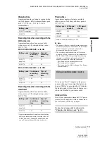 Предварительный просмотр 15 страницы Sony Handycam DCR-HC1000E Camera Operations Manual